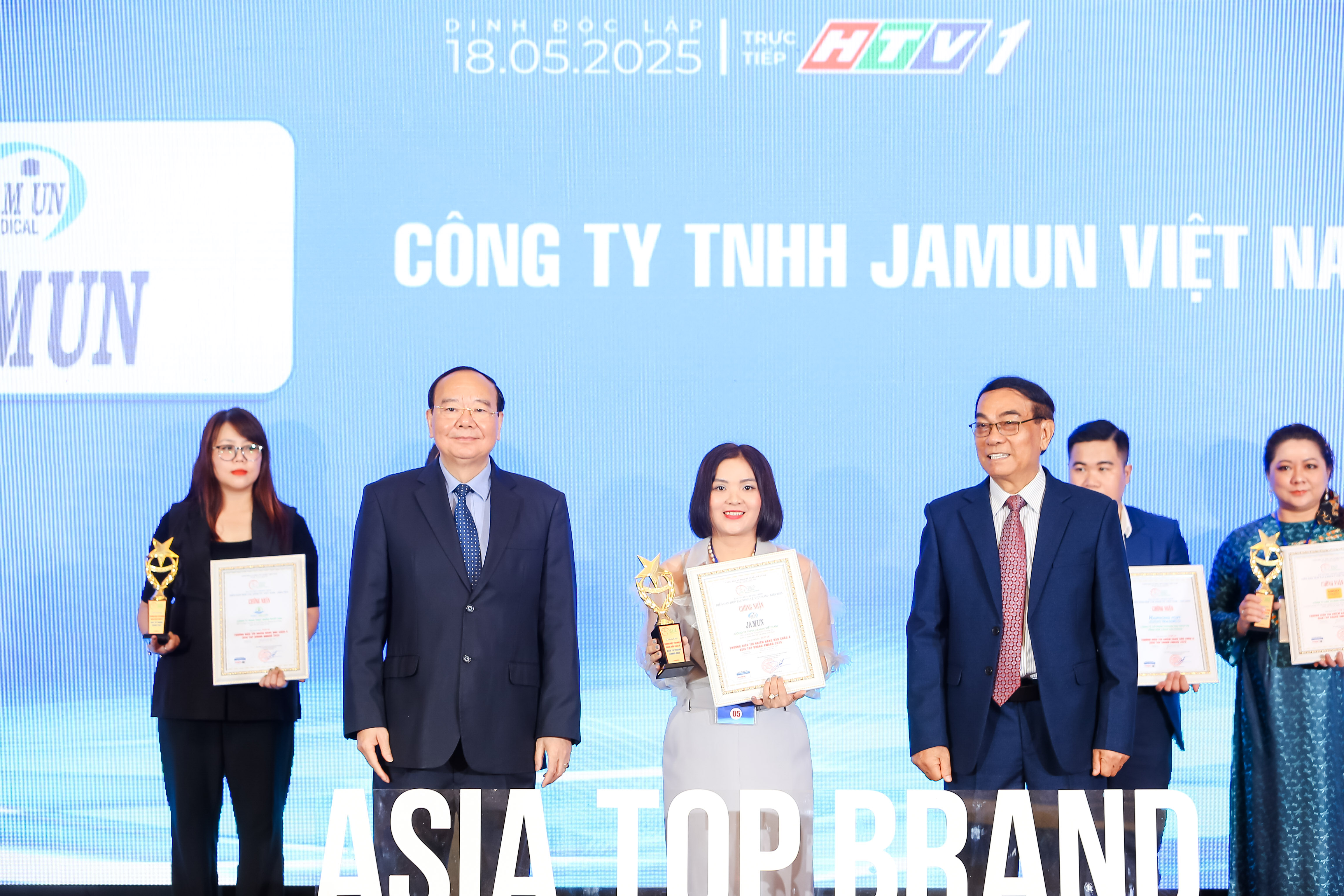 CÔNG TY JAMUN VIỆT NAM - TOP 10 THƯƠNG HIỆU TÍN NHIỆM HÀNG ĐẦU CHÂU Á (ASIA TOP BRAND AWARD 2025)